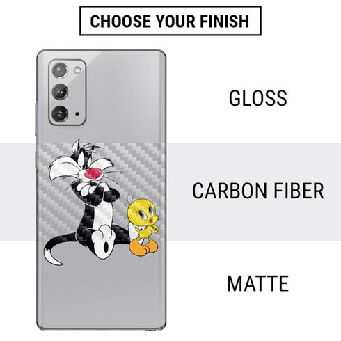 Looney Tunes Sylvester Tweety Bird Crossed Arms Galaxy Note20 5G Skin